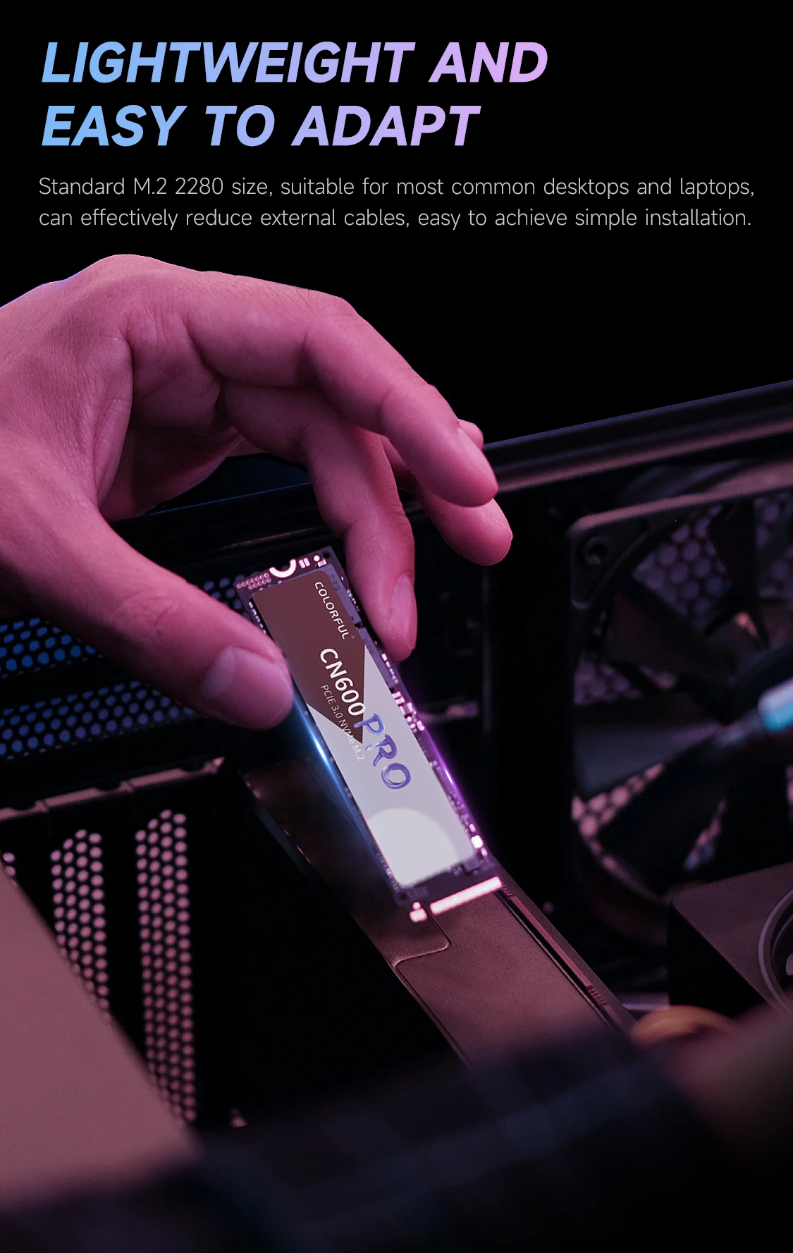内蔵型SSD COLORFUL CN600 PRO 1TB NVMe M.2 SSD Colorful CN600 PRO M.2 SSD 256GB 512GB NVME SSD 1TB PCIe 3.0 Hard