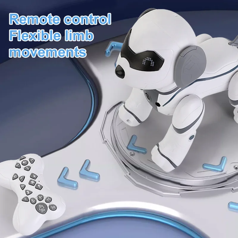 Children'S Remote Control Touch Sensing Dance Story Pet Electronic Dog Bionic Intelligent Toy Robot Dog Early Education Toy Gift 2