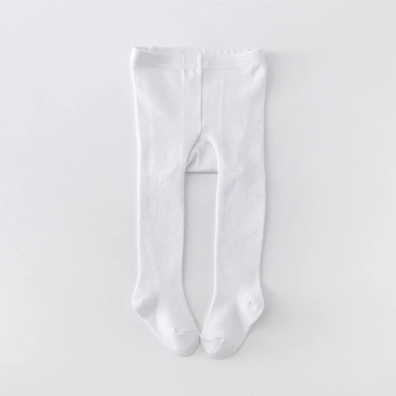 Infant Baby Girls Tights Knitted Stockings Girls Cotton Soft Newborn Leggings Casual White Black Pantyhose 0-2Years Old knit tights,girls pantyhose,children stockings