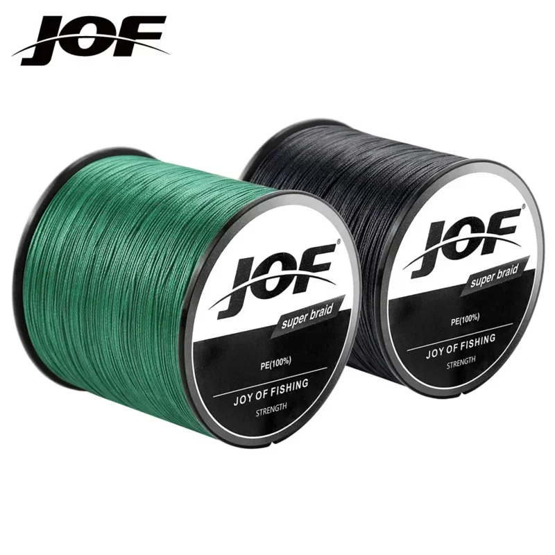 Jof Intrecciato 500M 4 8 Fili Pe Lenza 11-88Lb Leader Line Fly Fishing Line Super Strong Accessori Per La Pesca