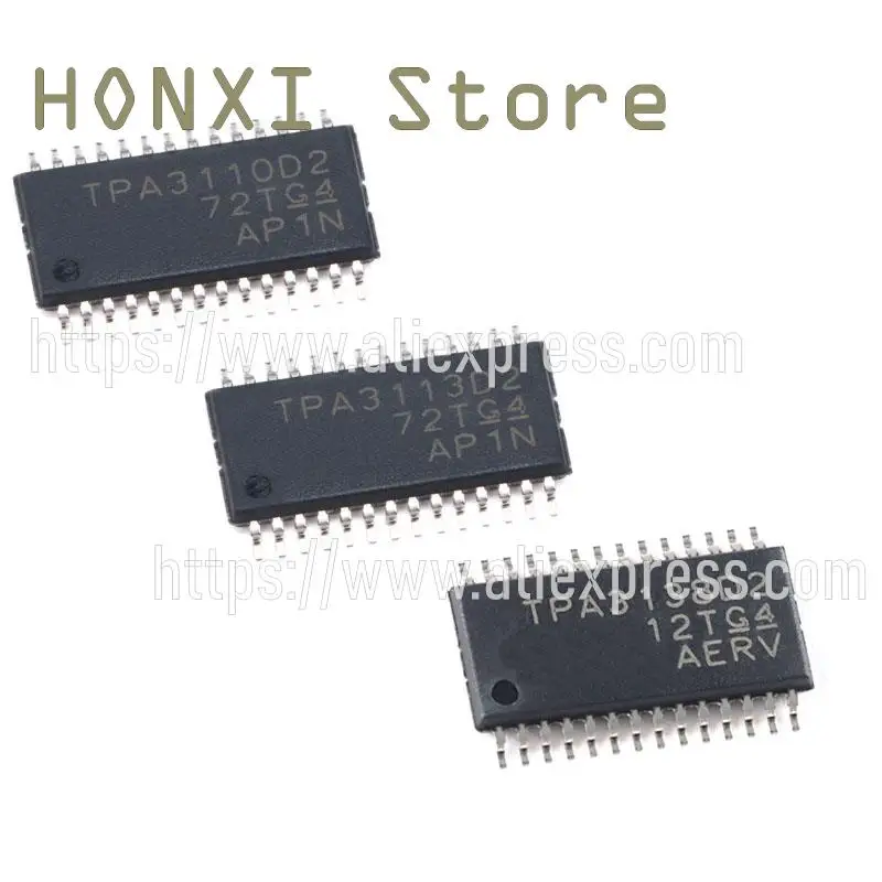 

10PCS Original TPA3110D2PWPR TPA3113D2PWPR TPA3138D2PWPR TSSOP28 audio amplifier chip