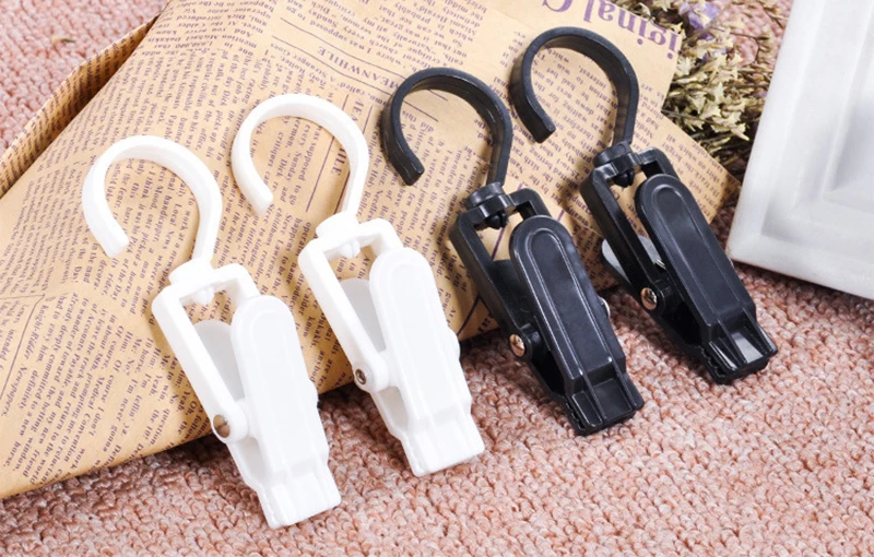 1Pcs Super Strong Plastic Travel Swivel Hanging Laundry Hooks Clip, Curtain Clips  Clothes Pins, Clothes Hanger from Blowing Away - AliExpress