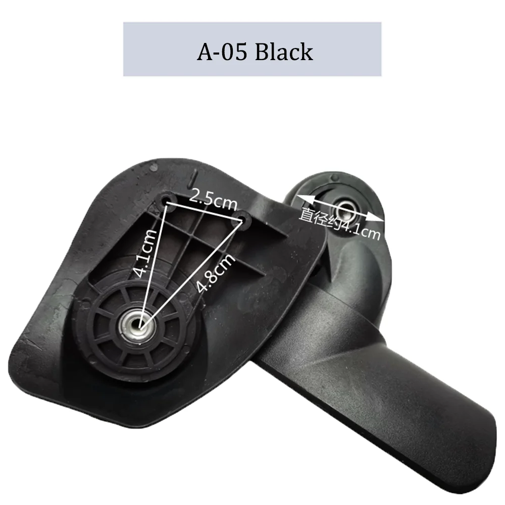 For Hongri A85 Nylon Luggage Wheel Trolley Case Wheel Pulley Sliding Casters Universal Wheel Repair Slient Wear-resistant