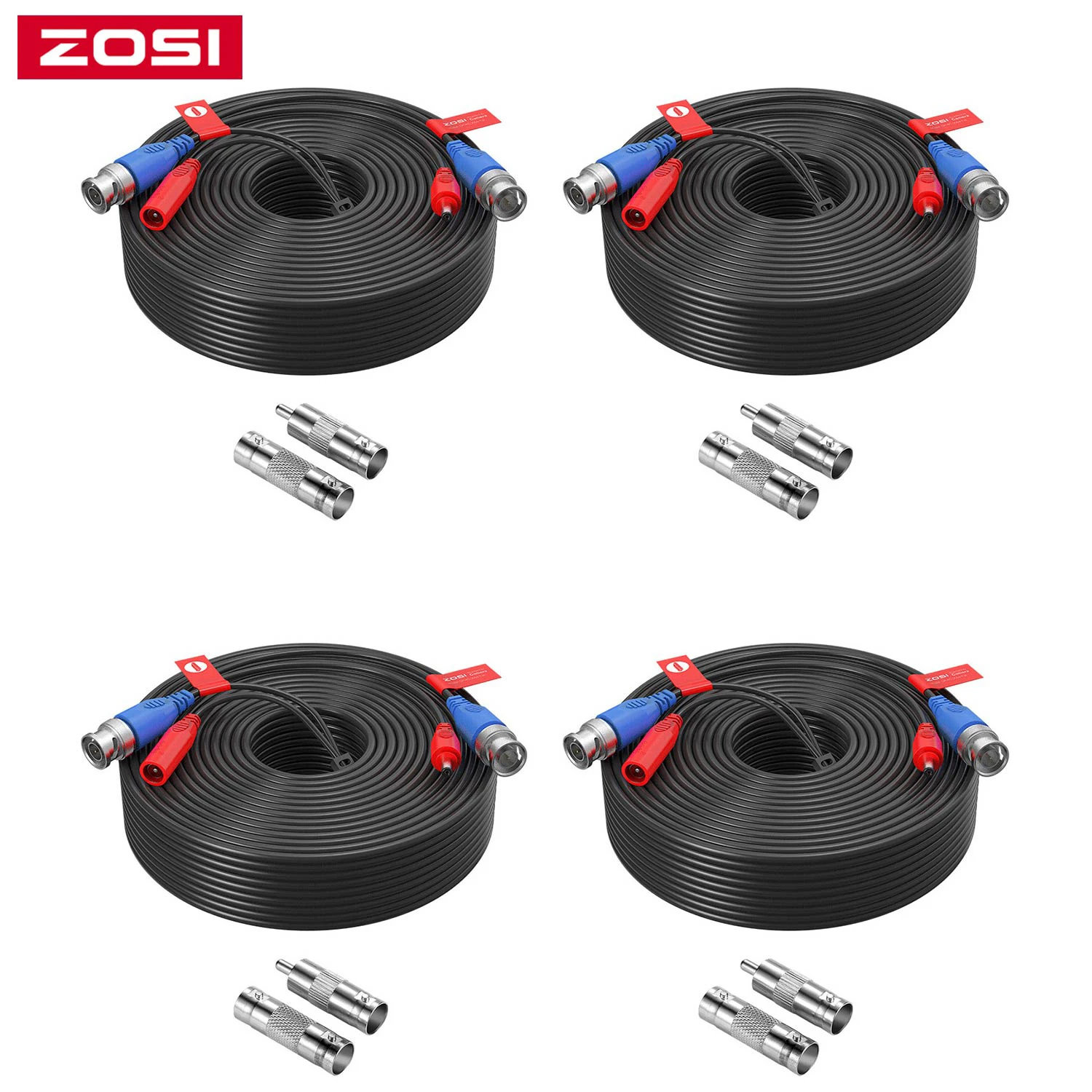 ZOSI 4-упакованный 18 м 30 м (60 футов