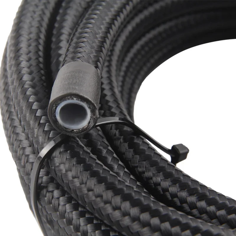 High-Performance PTFE Fuel Line - 10FT Oil & Gas Cooler Hose