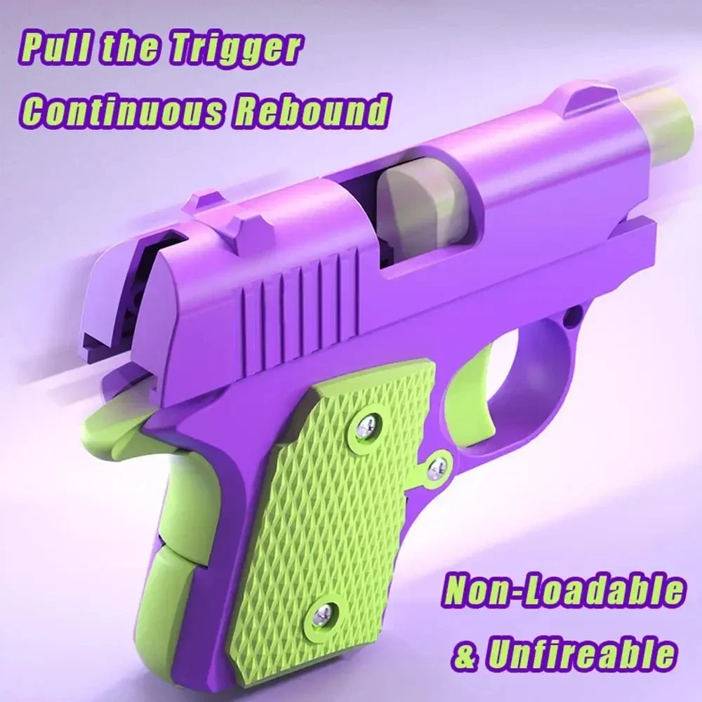 3D Printed Mini Pistol Toy - Safety Feature Visual