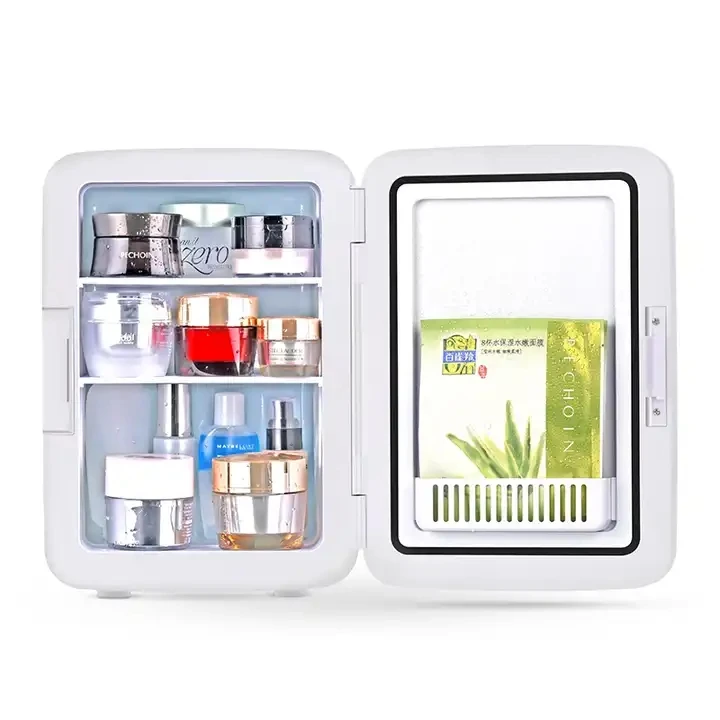 Portable Beauty Fridge 10l Or 12 Can With Heat And Cool Skincare Fridge Mini