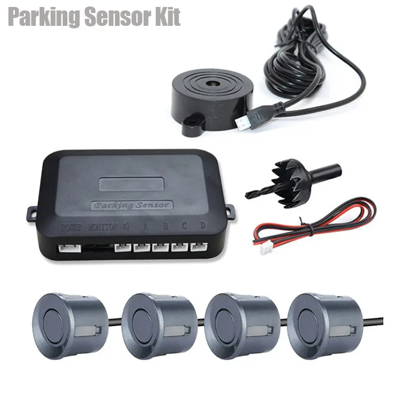 Risingon 12V 22mm Car Parking Sensor Kit Universal 4 Sensors Buzzer Reverse Backup Radar Sound Alert Indicator Probe System - Image 7