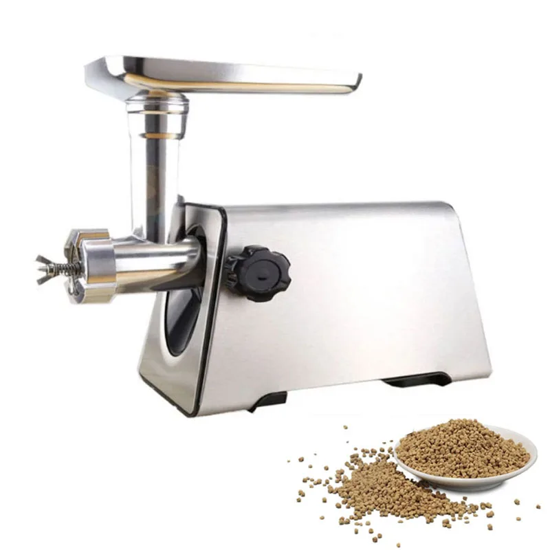 Electric Pet Feed Processing Machine Fish Bird Dog Parrot Food Feed Pellet Making Machine Small Animals Food Granulator