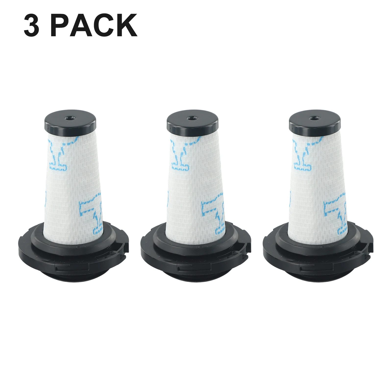 

3pcs Washable Filters For Rowenta ZR009010 Electric Broom X-FORCE FLEX 9.60 X-NANO ESSENTIAL Vacuum Cleaner Part Accessories