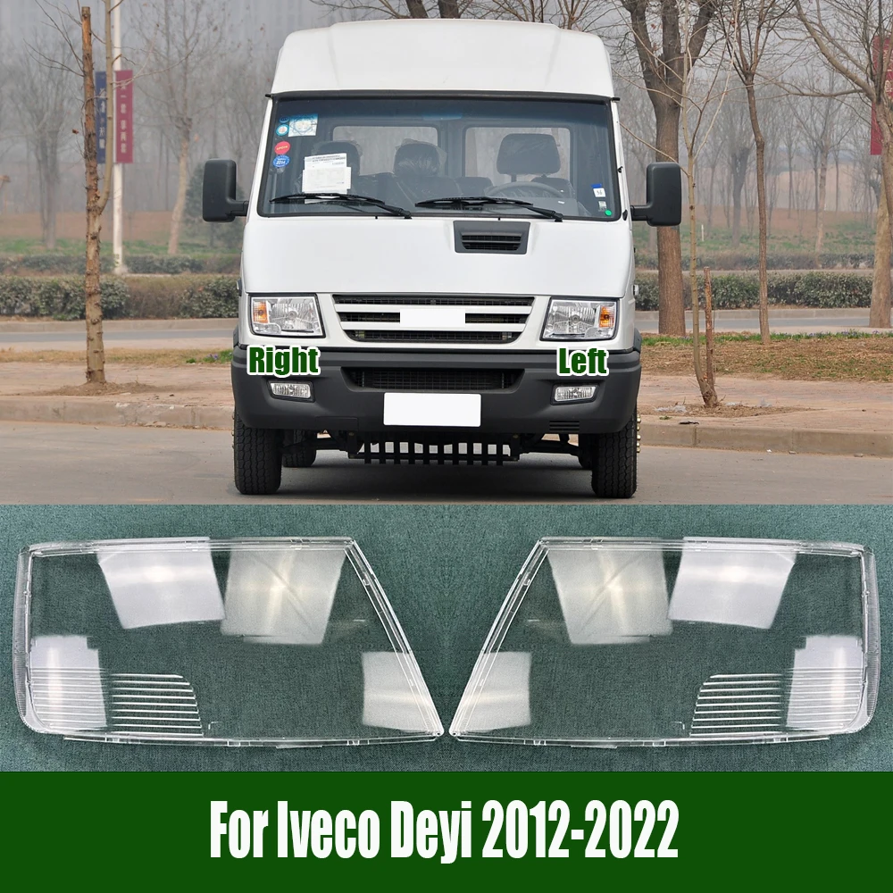 

For Iveco Deyi 2012-2022 Headlamp Lamp Cover Headlight Shell Transparent Mask Lens Plexiglass Replace Original Lampshade