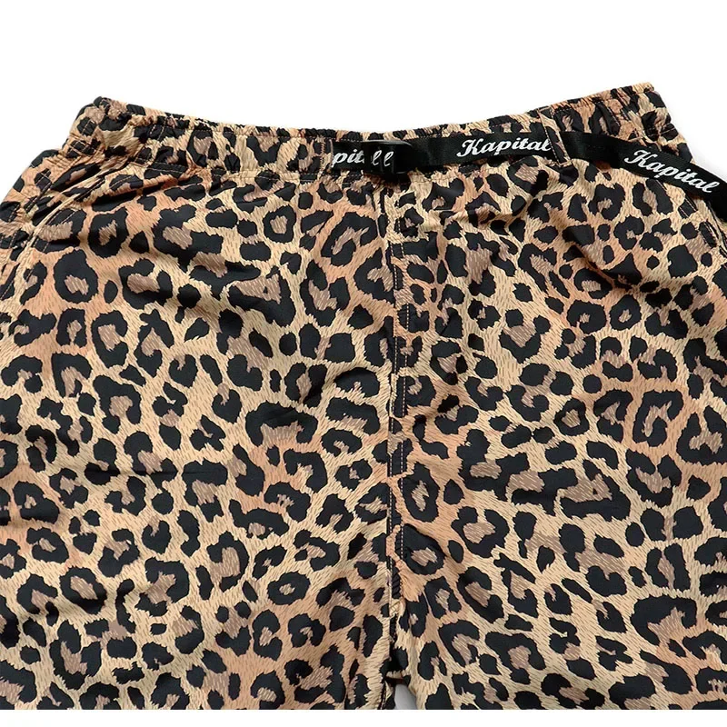 New Arrival KAPITAL 21SS Hawaiian Leopard Shorts Hirata and Hongri Loose Trendy Capris Men Casual