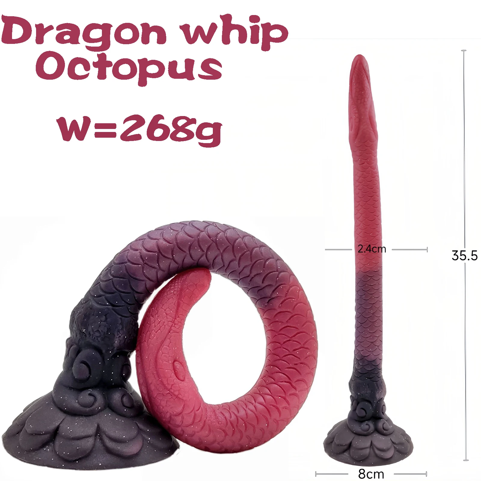 Dildo Realista Polvo com Ventosa Tentacle Strong