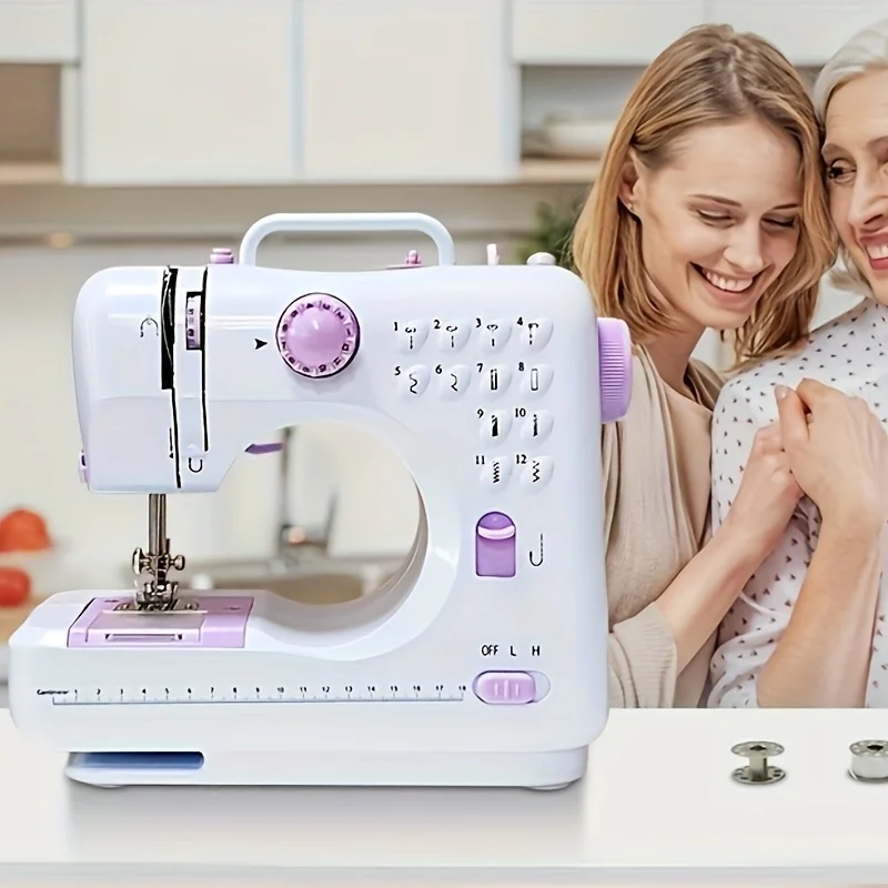 2025 New Versatile portable electric sewing machine - adjustable speed, backstitching, perfect for beginners