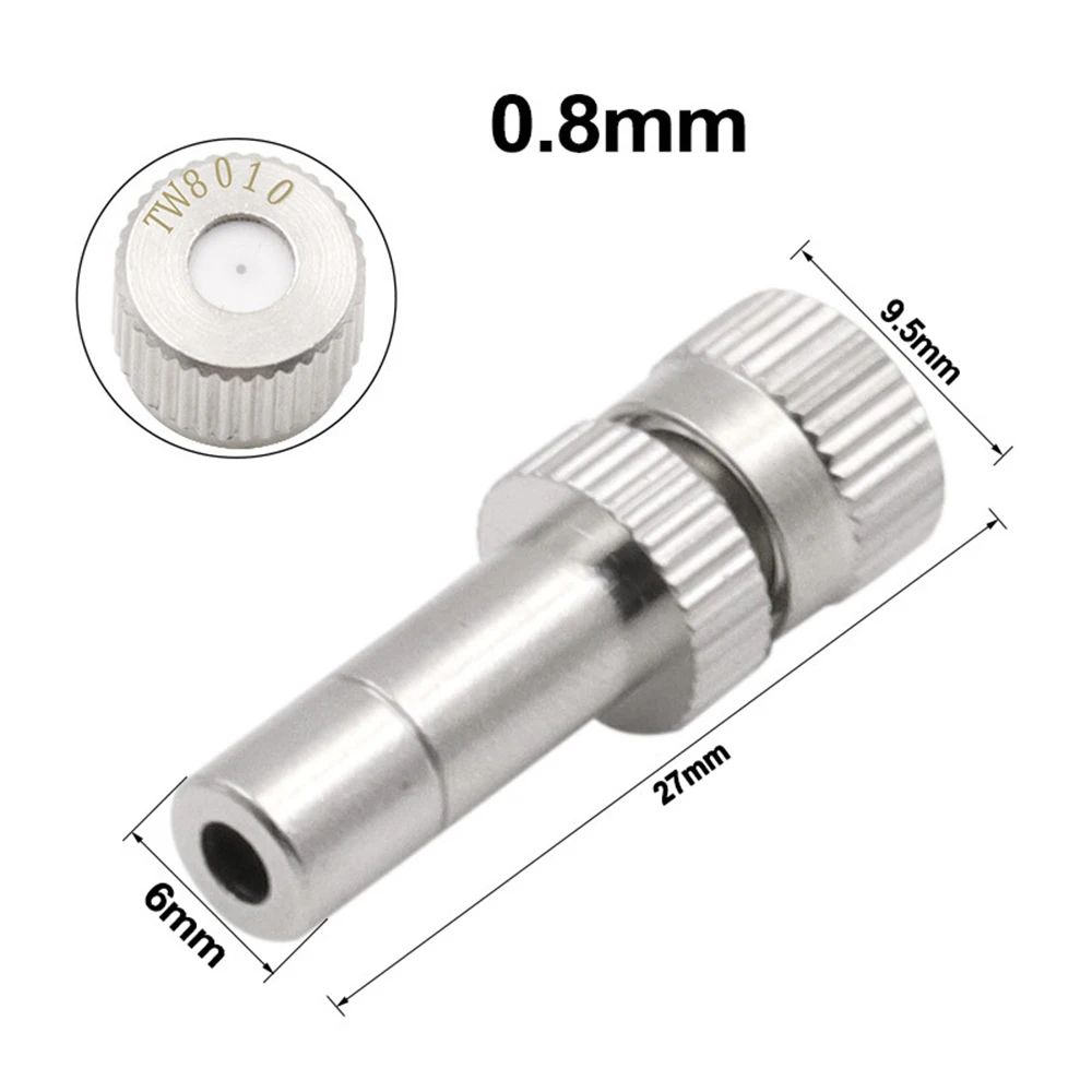 Low Pressure High Quality Atomizing Misting Nozzle Spray Injector Atomization Head Mister Mist Spraying System Nozzle 3