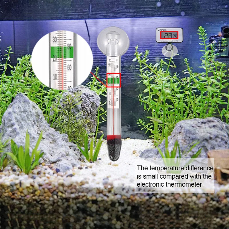 Aqua One Aquarium Glass Thermometer #10306 Fish Tanks