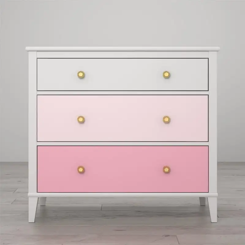 

Poppy White 3 Drawer Dresser, Drawers Make up organizer Shelves storage organizer Organizadores para habitacion Muebles para ha
