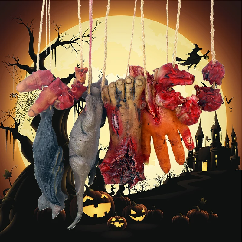 Halloween Horror Hanging Prop: Creepy Bloody Decorations