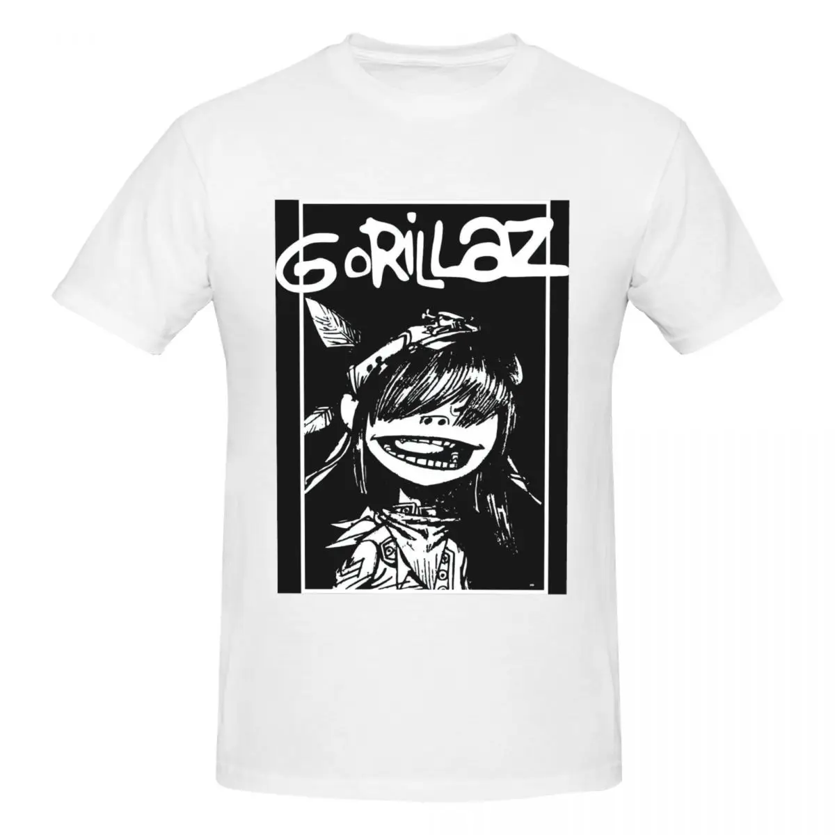 

Cool Music Band Gorillaz Skateboard 6 Men's tight fitting sports T-shirt, Breathable,T-shirt