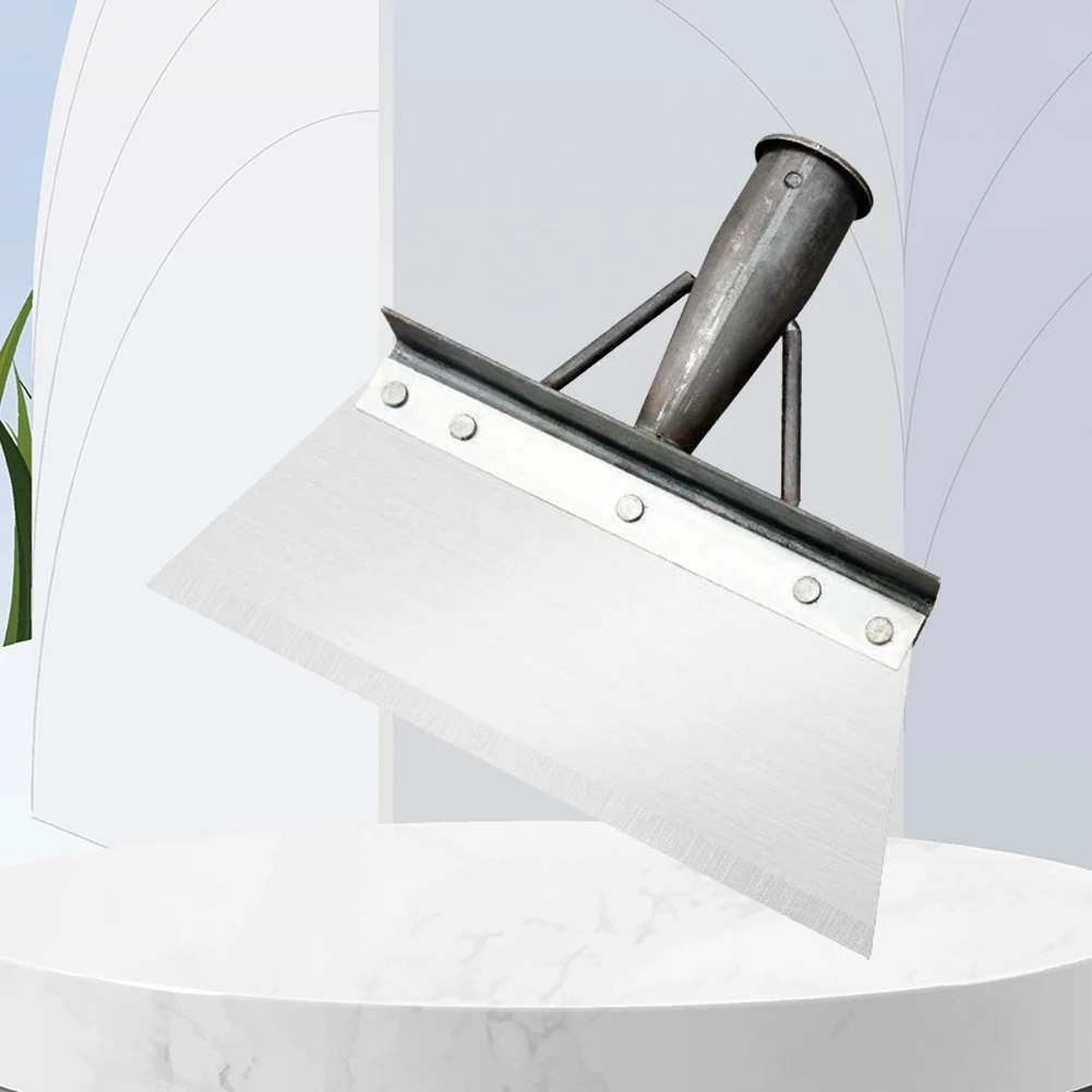 Multifunctional Flat Head Shovel Sharp Edge Weeding Planting Shovel Saw Blade Steel Blade Efficient Eradication Garden Hand Tool