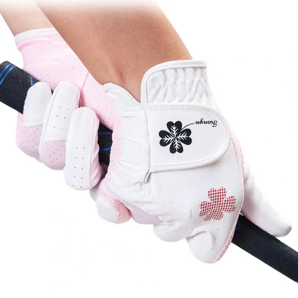 

Premium Golf Gloves Hand Protect Female Golf Gloves Fiber High Elasticity Durable Premium Microfiber Female Golf Gloves