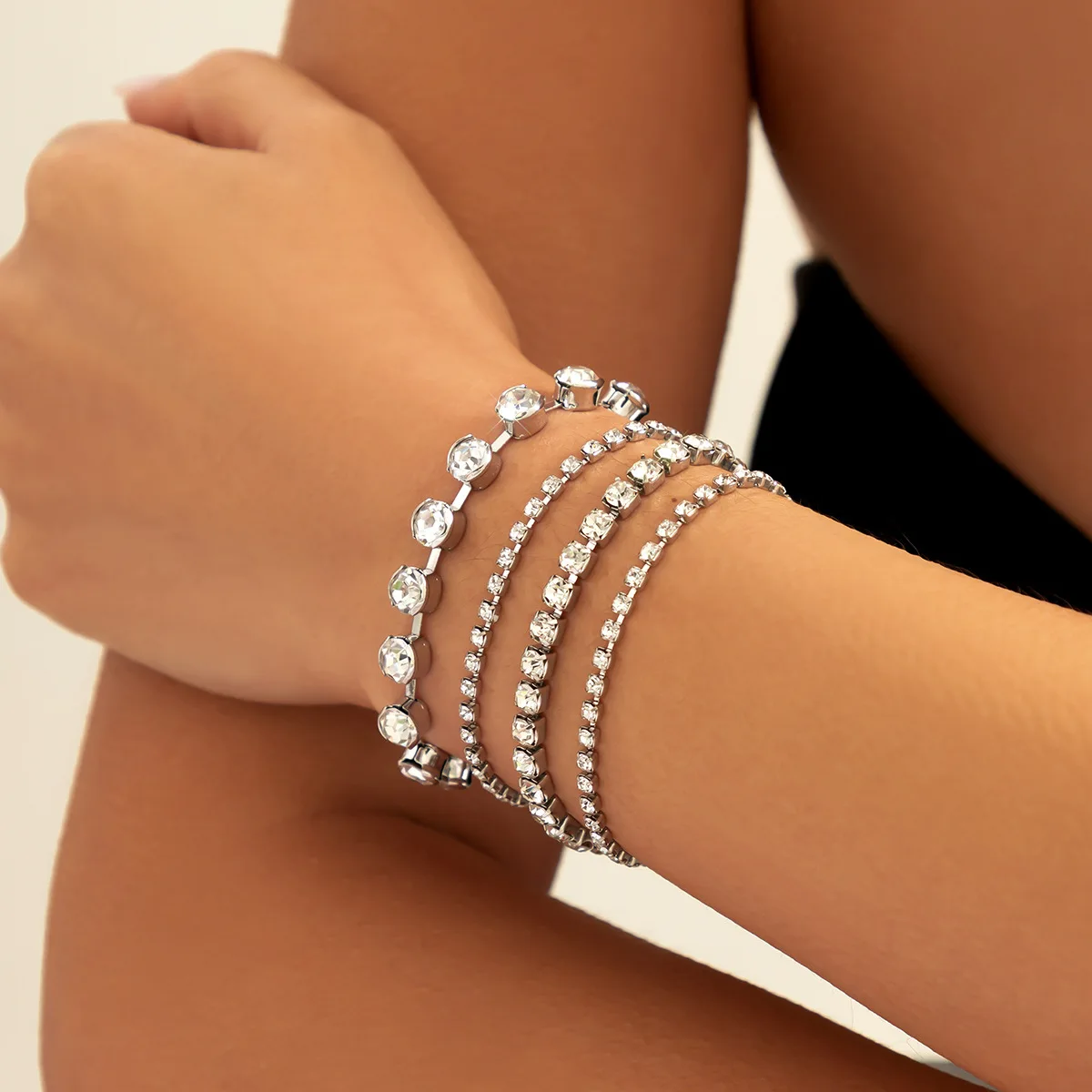 Mode Porträt Porträt Kette Armband Set für Frauen Trendy Imitation Perle OT Schnalle Armband Party Schmuck Zubehör – Detail 10
