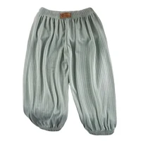 Summer Thin Breathable Prevent Mosquito Candy Color Kids Boys Girls Baby Pants 6