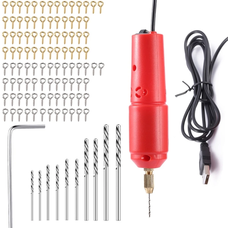 

Electrical Pin Vise Hand Drill Tools Set Drill Bits for Resin Crafts