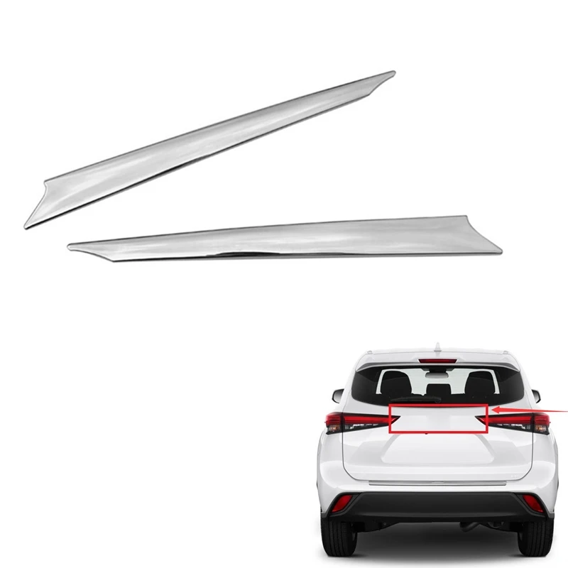 

Новинка-для Toyota Highlander 2020 2021 ABS, хромированная задняя фонарь, Обшивка Рамы
