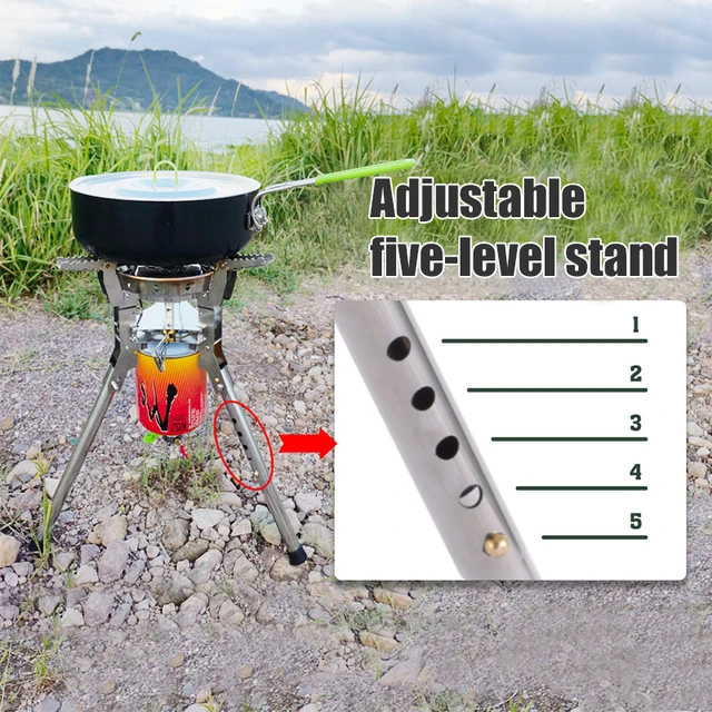 BRS-69 4360W Portable Camping Gas Stove 4