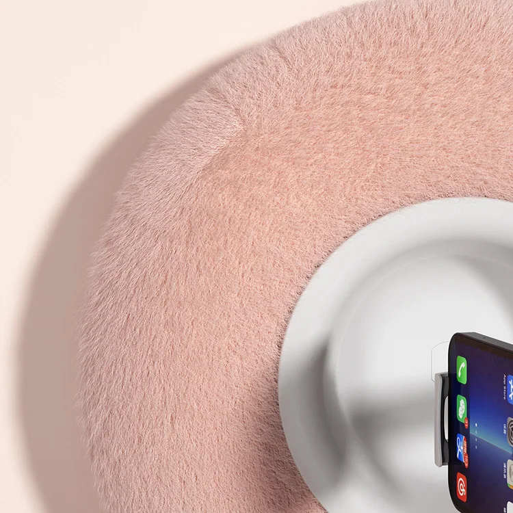 Suporte para tablet em tecido macio, altura
