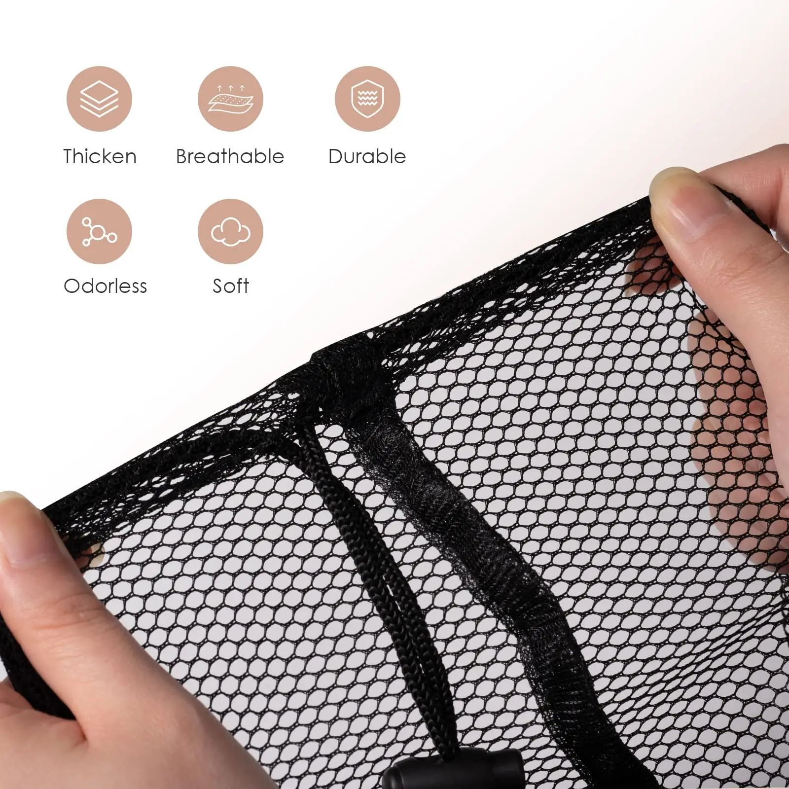 Laundry Bag Large Size Mesh Solid Color Drawstring 60x90cm