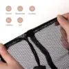 Large Size Laundry Mesh Bag Solid Color Drawstring Laundry Bag Anti-snagging Anti-deformation Mesh Clothes Washing Bag 60x90cm 4
