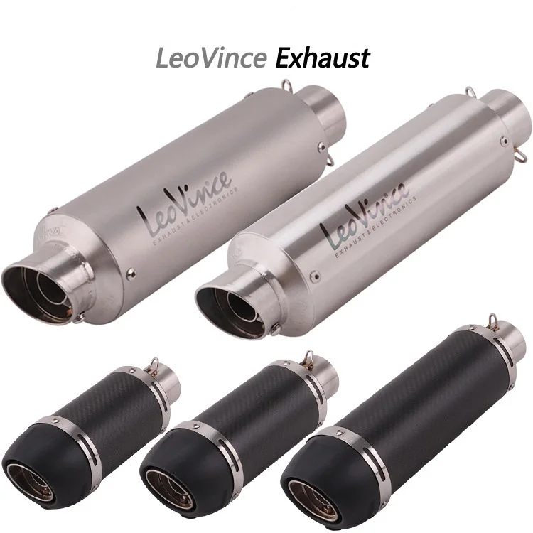 Motorcycle Exhaust Muffler 51MM Universal for kawasaki er6n sv650 Z800 R1 cb650f cb1000r cbr250r