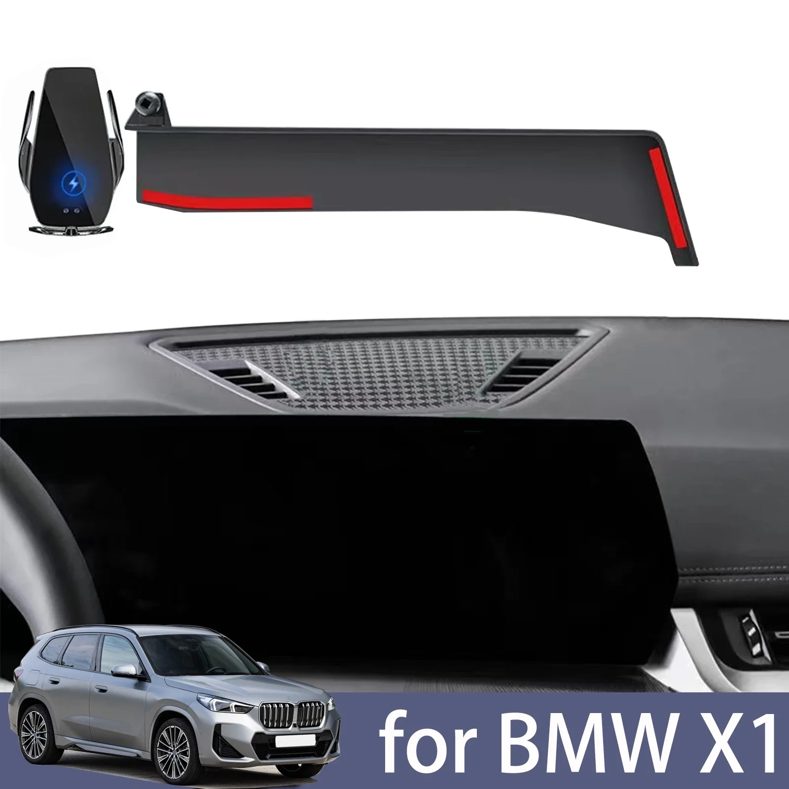 Per Bmw X1 Ix1 2022 2023 Supporto Per Telefono Da Auto 2024 X2 Ix2 Staffa Di Navigazione Per Schermo Rack Di Ricarica Wireless Magnetico New Energy
