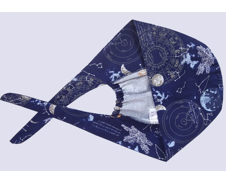 Marineblaue Skullcaps mit kurzen Haaren, Unisex, Scrubs-Stillmützen für Ärzte, Zahn, Haustier, Krankenhaus, Arbeitskappe M196 – Detail 6