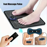 EMS Electric Foot Massager Pad Pulse Massage Patch Relief Pain Relax Feet Neck Back Acupoints Massage Improve Blood Circulation 2