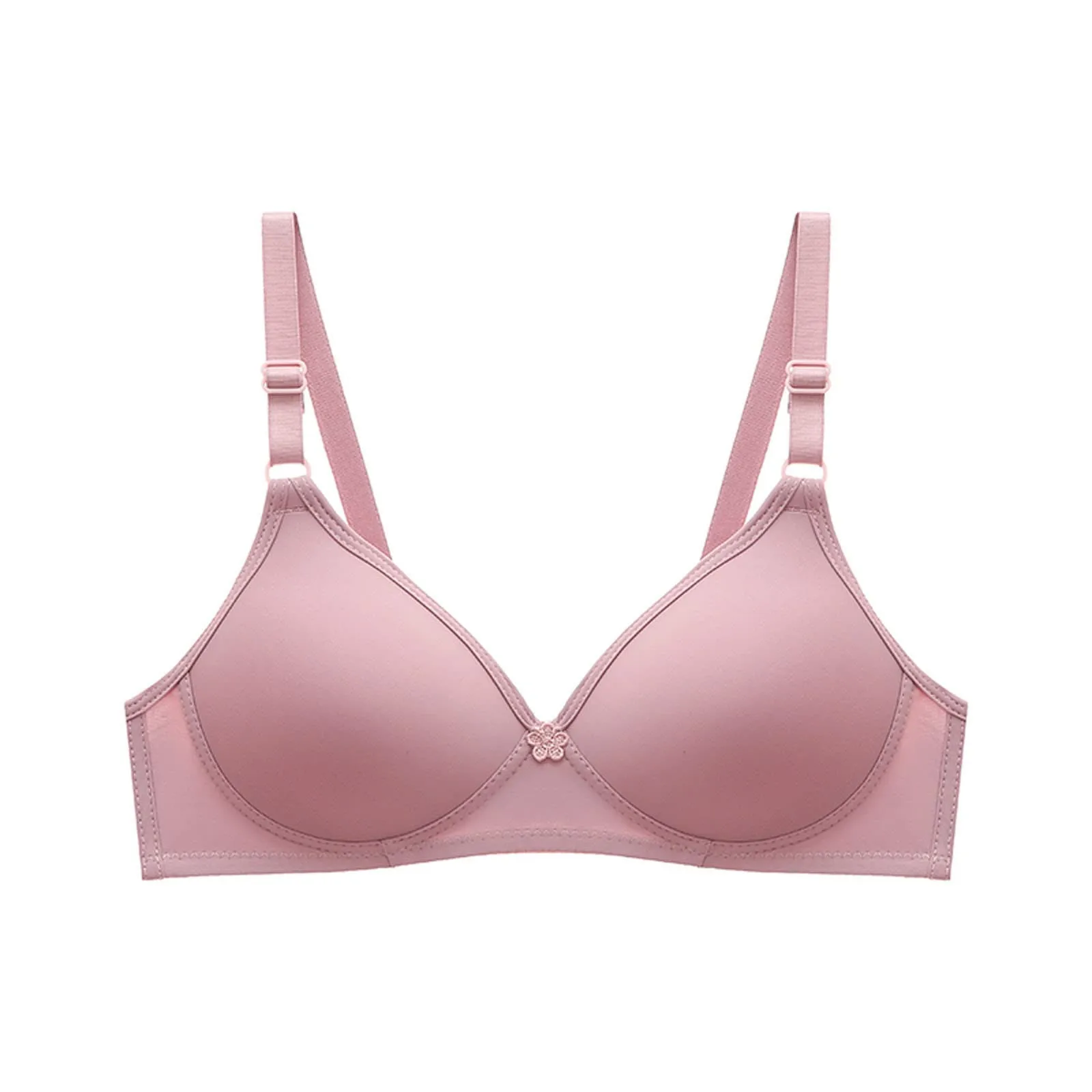 Women Seamless Bra Sexy No Wire Push Up Underwear Girls Students Breathable Thin 10 Colors Bras Female's Bra Breathable Gathered