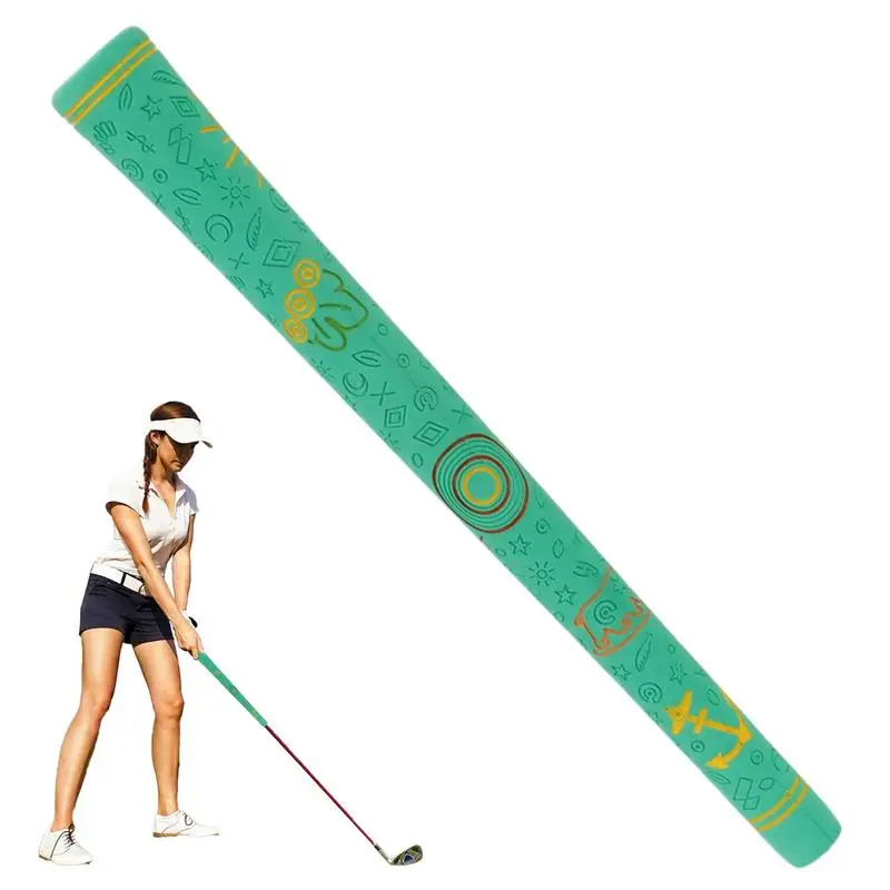 

Резиновые захваты для гольфа, высокая яркость и тяга, амортизирующая рукоятка для гольфа, нескользящая ручка для клюшек