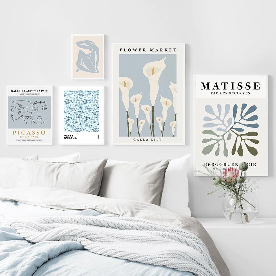 

Curve Shape Abstract Wall Art Canvas Painting Nordic Posters Simple Style Prints Wall Pictures For Home Living Room Decor