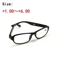 Lunettes de lecture à monture en plastique pour hommes et femmes, lunettes + 1.0 + 1.5 + 2.0 + 2.5 + 3.0 + 3.5 + 4.0 + 4.5 + 5.0 + 5.5, lentille optique, nouveau 6
