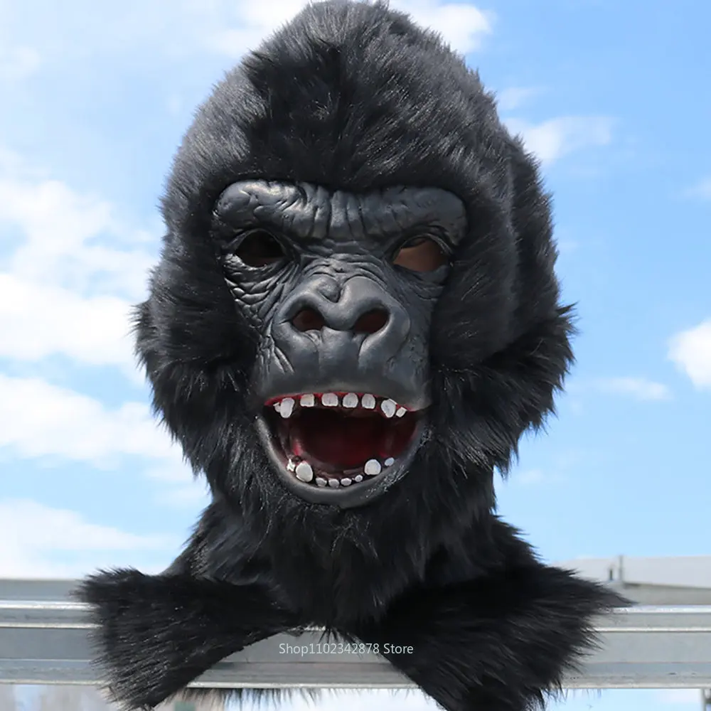 gorilla-mask-king-kong-chimpanzee-cosplay-costume-monkey-mask-animals-latex-masks-horror-headwear-adults-mask-aliexpress