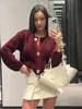 Ladies Autumn Winter Knitted Cardigans Womens Sweaters Loose Casual Button Long Sleeve Sweater Women Cardigans Coat Tops Female 1