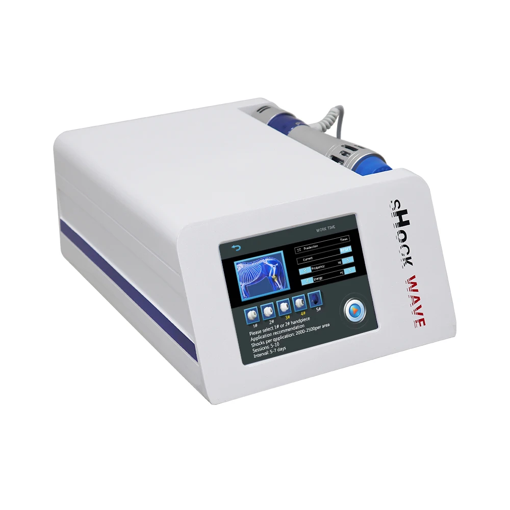 

Vet Use Portable Extracorporeal Radial ESWT Shockwave Therapy Machine For Ed Physical therapy Pain Relief / focused shock wave