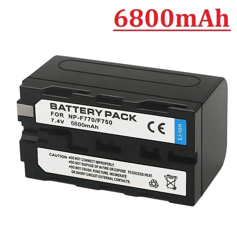 Melasta Batería de ion de litio para Sony NP F330, 7,2 v, 2400mAh