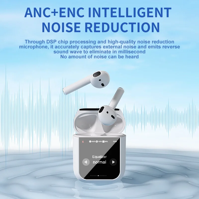 Xiaomi A2 Pro Bluetooth headset Touchscreen Portable TWS HiFi Sound Quality Long Battery Life Sports Waterproof Headphones wireless headphone bluetooth earphones wireless earphone