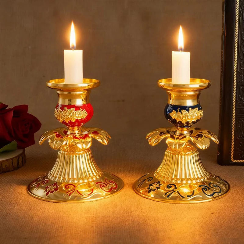 Nuevo Candelabro Ortodoxo 2026, Decoraciones para Iglesia, Bases Decorativas para Velas, Adorno Decorativo para el Hogar, Decoración para el Rincón de Oración Familiar
