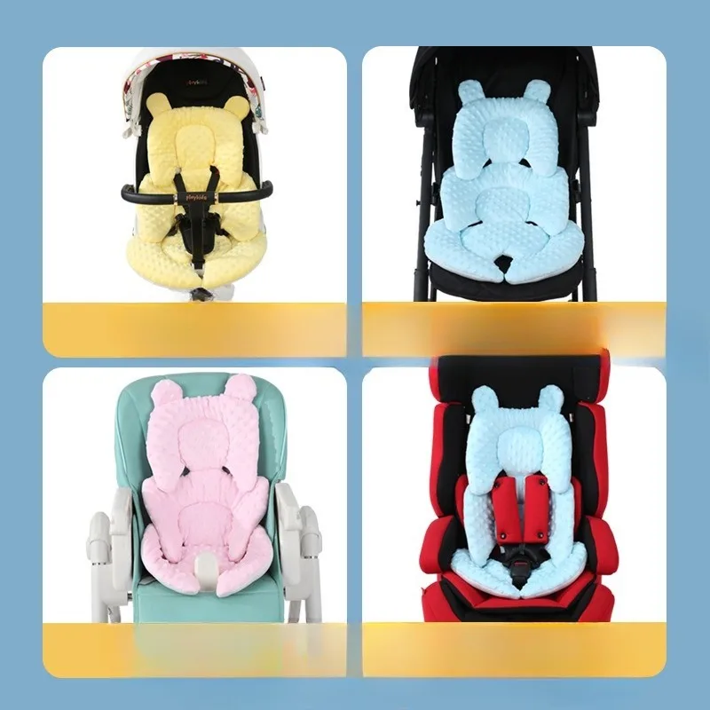 Baby Stroller Seat Cushion Infant Double-sided Cart Seat Pad New Thick Warm Cushion Universal Baby Stroller Accessories stroller accessories stroller seat cushion