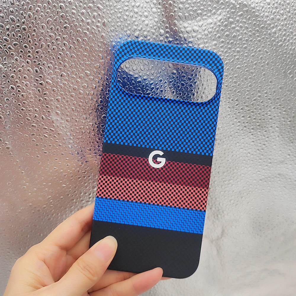 Magnetic Carbon Fiber Texture Wireless Charging Protective Phone Case