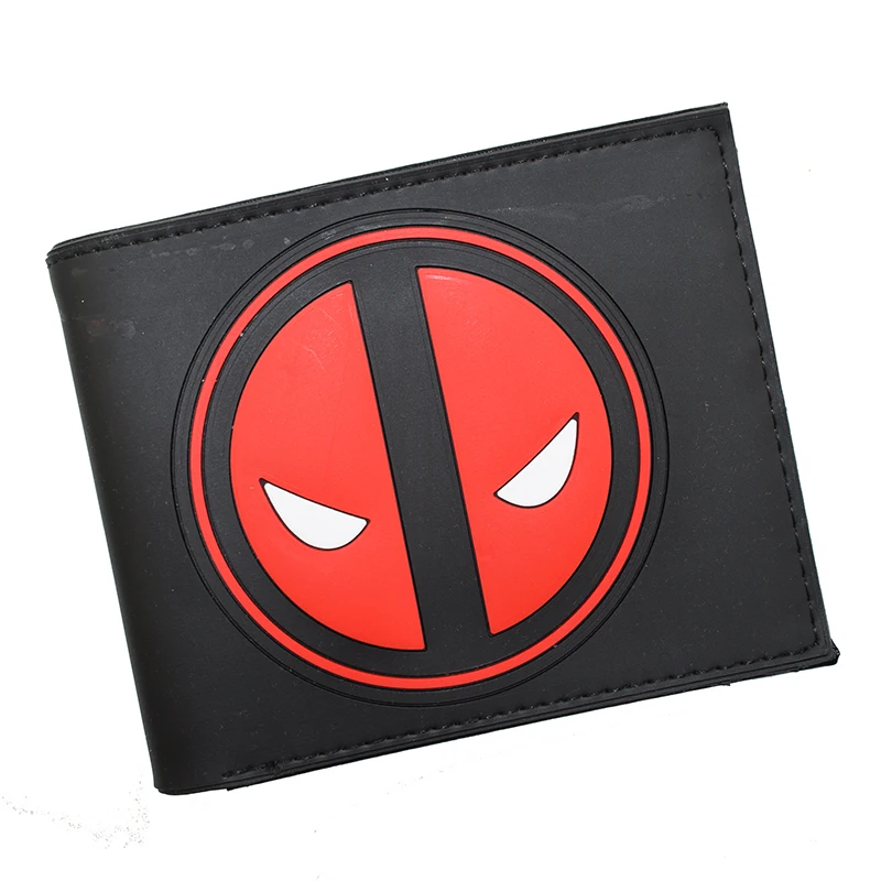 

PVC Marvel Hero Deadpool Wallet Short Purse with Coin Pocket Gift for Boys Wholesale